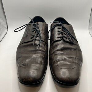 Gucci Oxford Leather Lace Up Men's Shoes Size 8.5